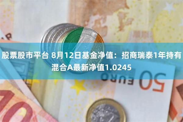 股票股市平台 8月12日基金净值：招商瑞泰1年持有混合A最新净值1.0245