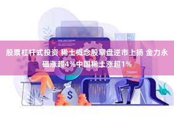 股票杠杆式投资 稀土概念股早盘逆市上扬 金力永磁涨超4%中国稀土涨超1%