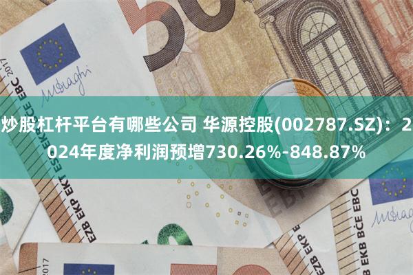 炒股杠杆平台有哪些公司 华源控股(002787.SZ)：2024年度净利润预增730.26%-848.87%