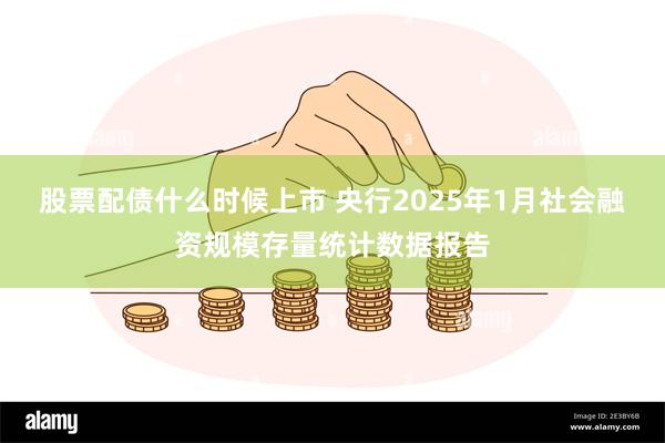 股票配债什么时候上市 央行2025年1月社会融资规模存量统计数据报告